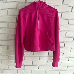 Lululemon oversized scuba hoodie. Sonic pink. M/L. Has only been worn once.
